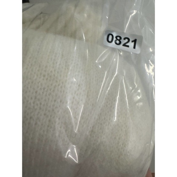 A New Day Poncho Sweater Womens OSFM Cream Collared - Picture 8 of 8